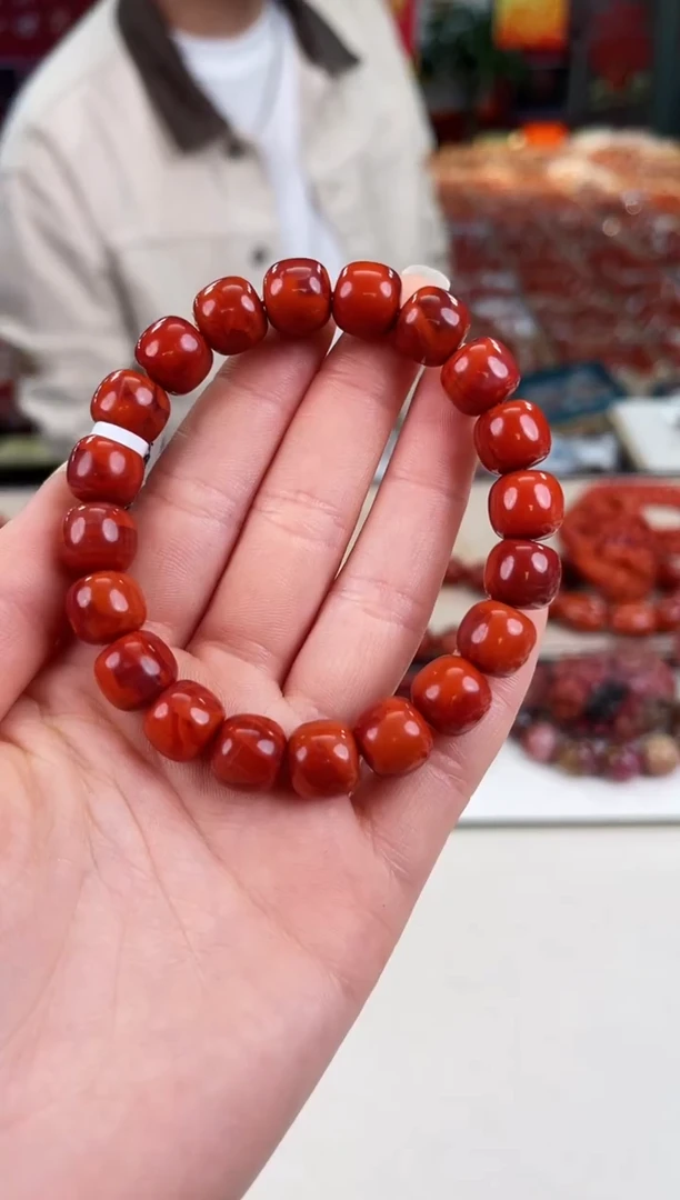 未镶嵌瓦西老型手串11+南红玛瑙（多样式发其一）