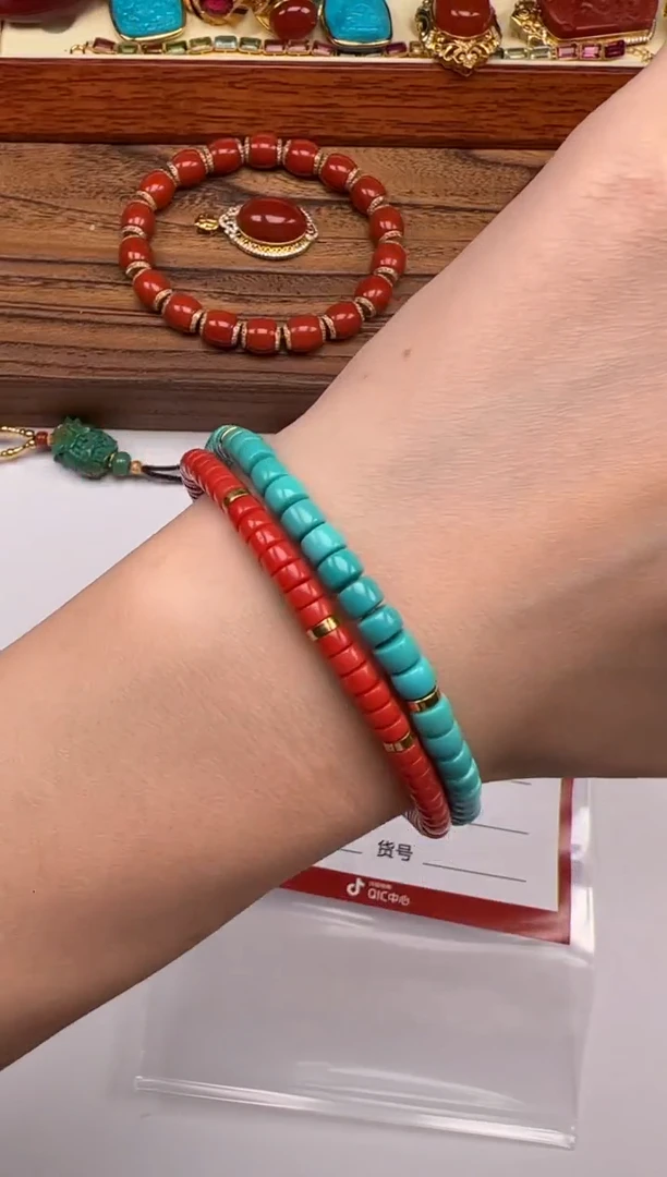 未镶嵌绿松石手串手串听*～手串手串