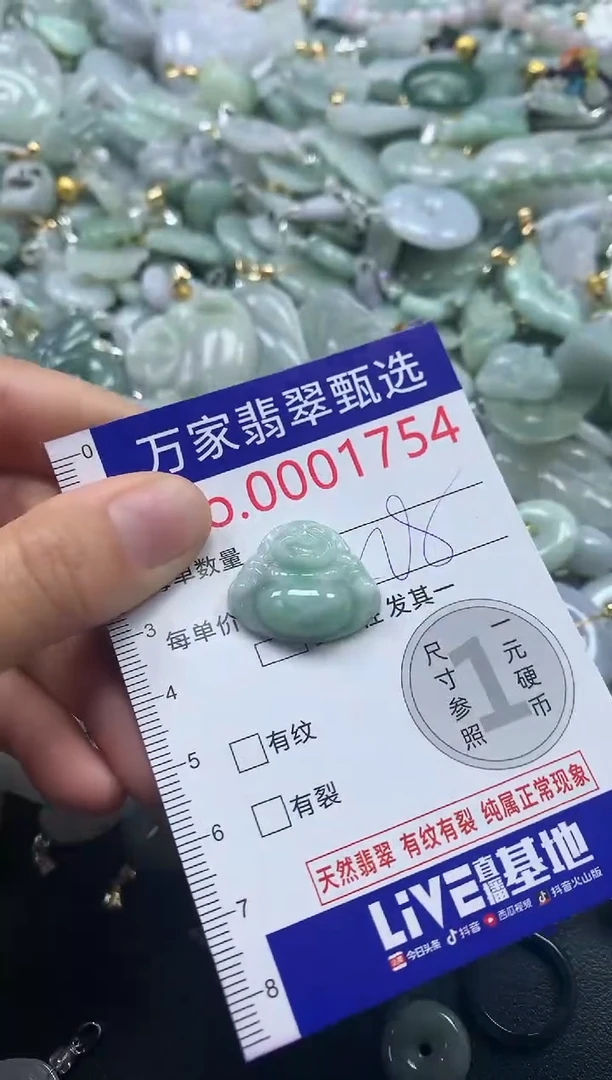 吊坠(不含链)未镶嵌翡翠1754