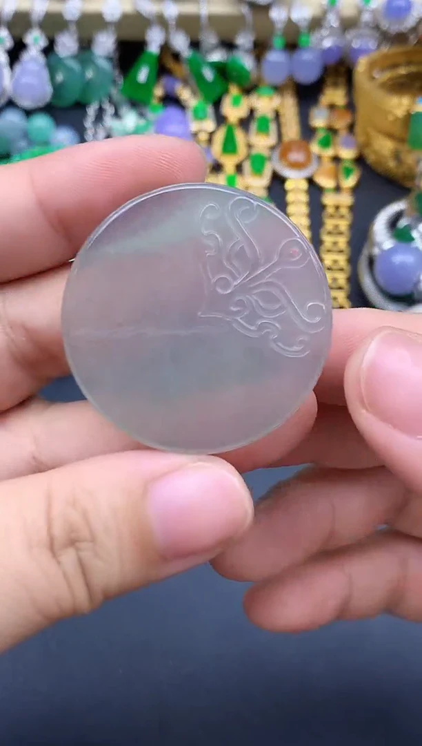 颈饰未镶嵌翡翠345-春日珠宝