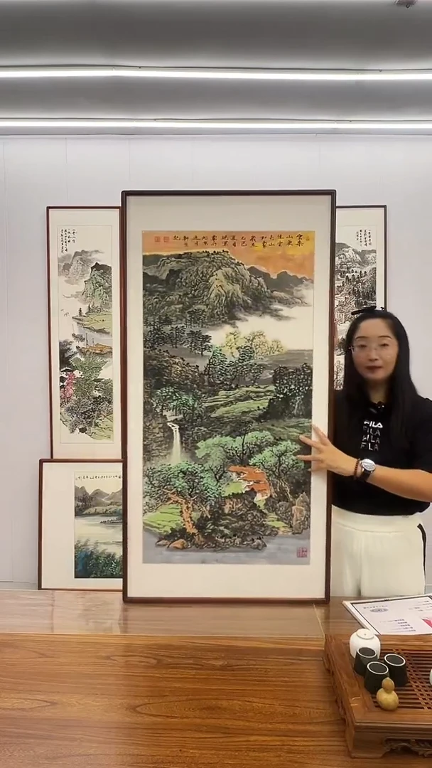 国画张现军 120*60 山水