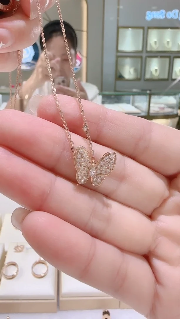 颈饰18K金镶嵌钻石套链