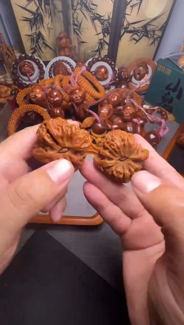 手串橄榄核核桃一对