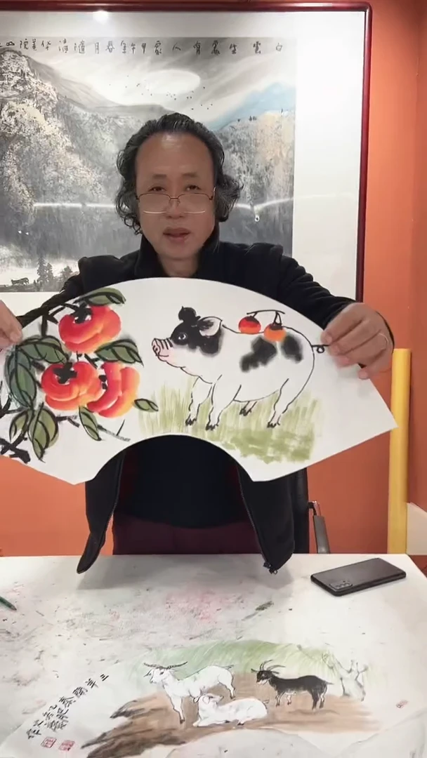 国画李火庆/国画/花鸟