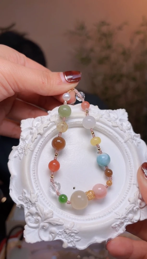 【闪购商品】和田玉手链未镶嵌多宝手串