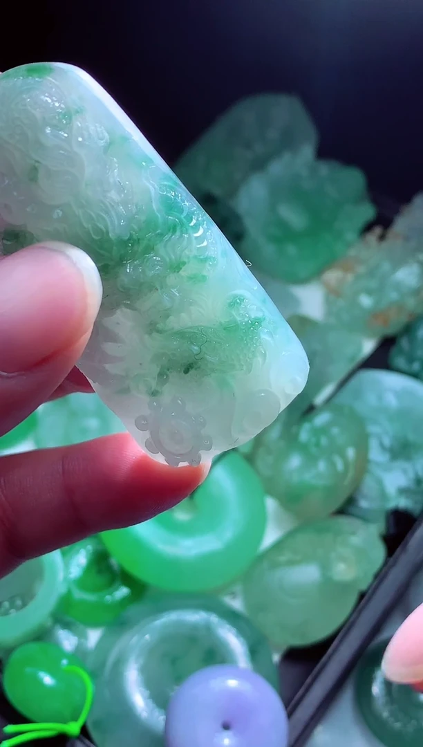 未镶嵌定制翡翠颂*#翡翠毛货定制517655