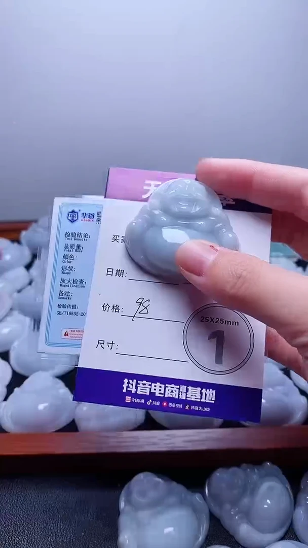 翡翠未镶嵌吊坠(赠链)925