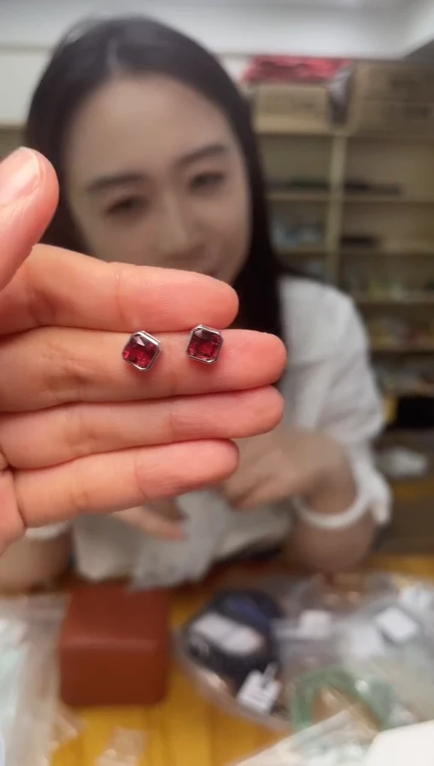 石榴石·银S925镶嵌（多样性单个发货）