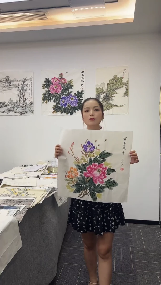 国画国画国画鉴赏手绘实稿-