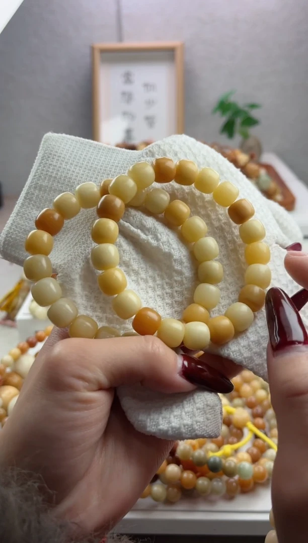 【闪购商品】菩提根/象牙果手串T99干磨桶珠10*11