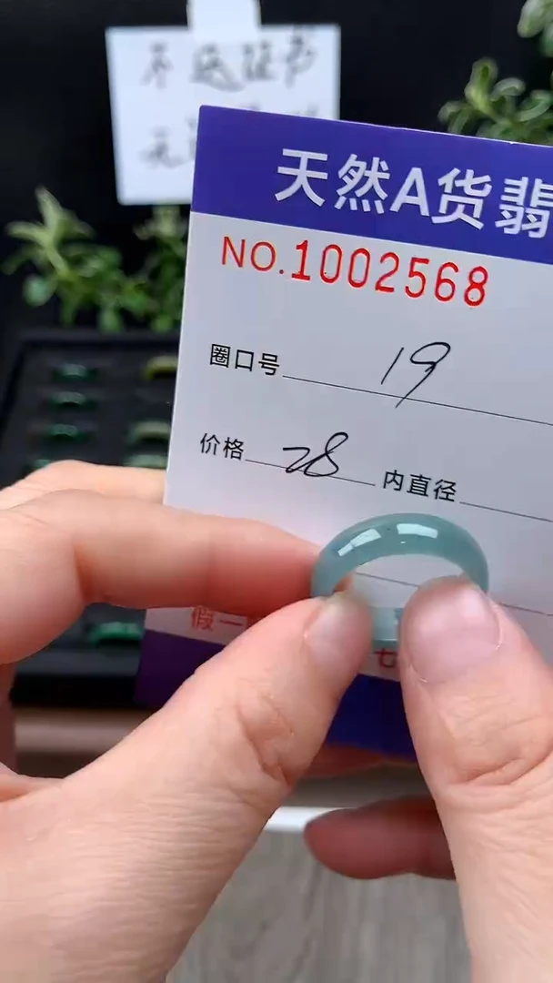 未镶嵌戒指翡翠19#