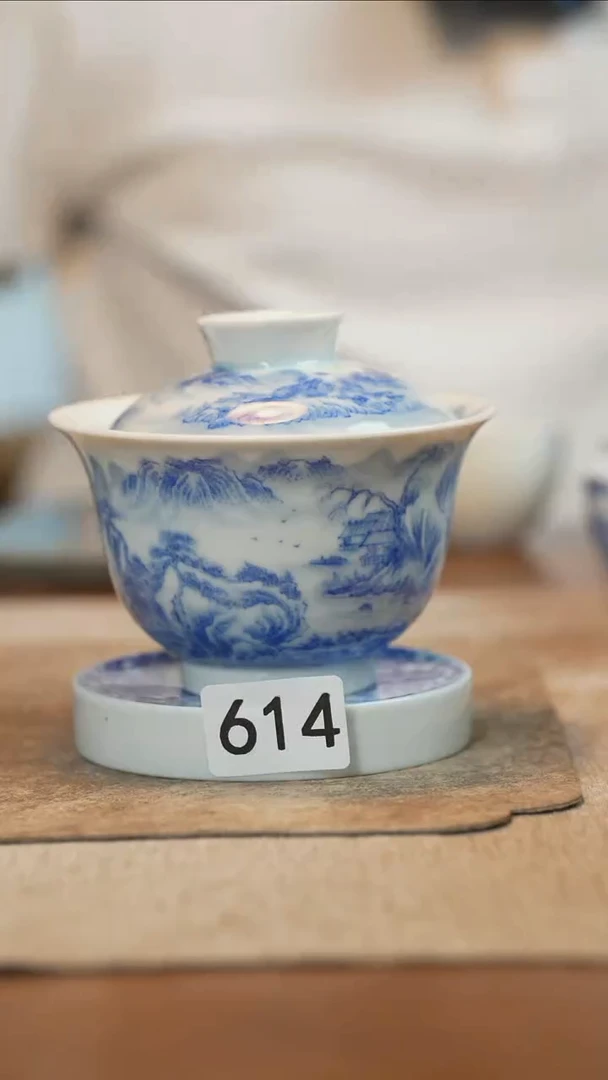 杯子全手工全手绘614微瑕