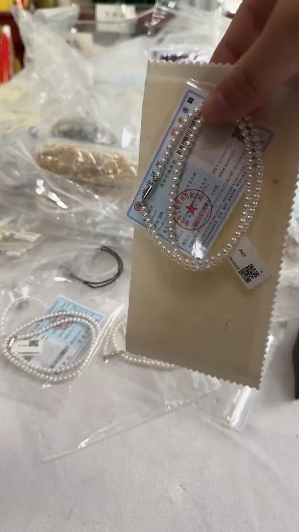 项链银S925镶嵌淡水珍珠5mm 药丸磁吸扣-孤品