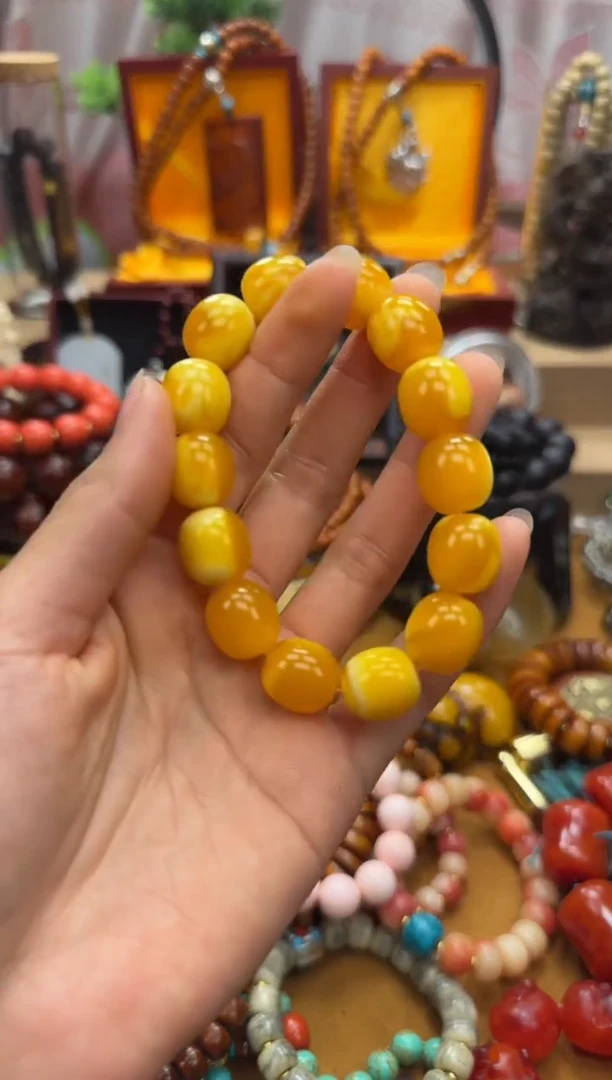 未镶嵌颈饰蜜蜡所见即所得所见即所得