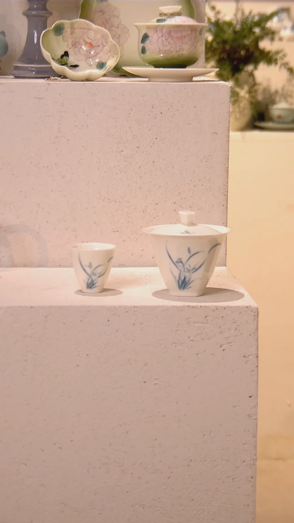 盖碗+茶杯 哈哈哈哈