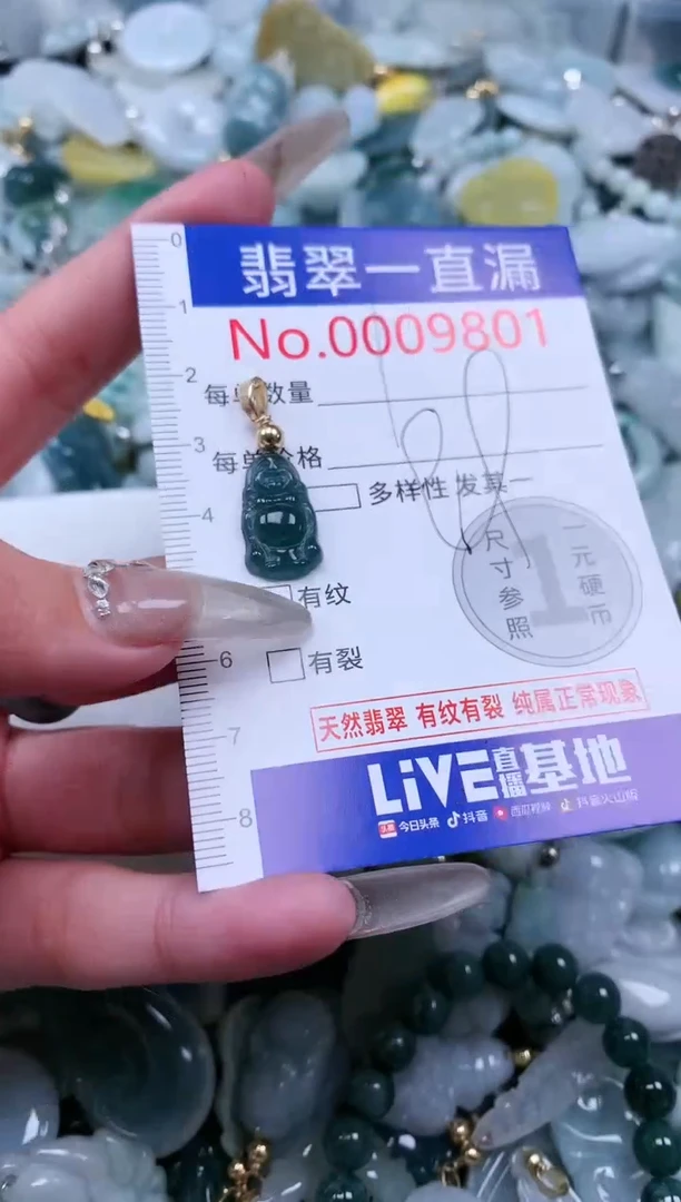 【闪购商品】翡翠吊坠(不含链)未镶嵌9801