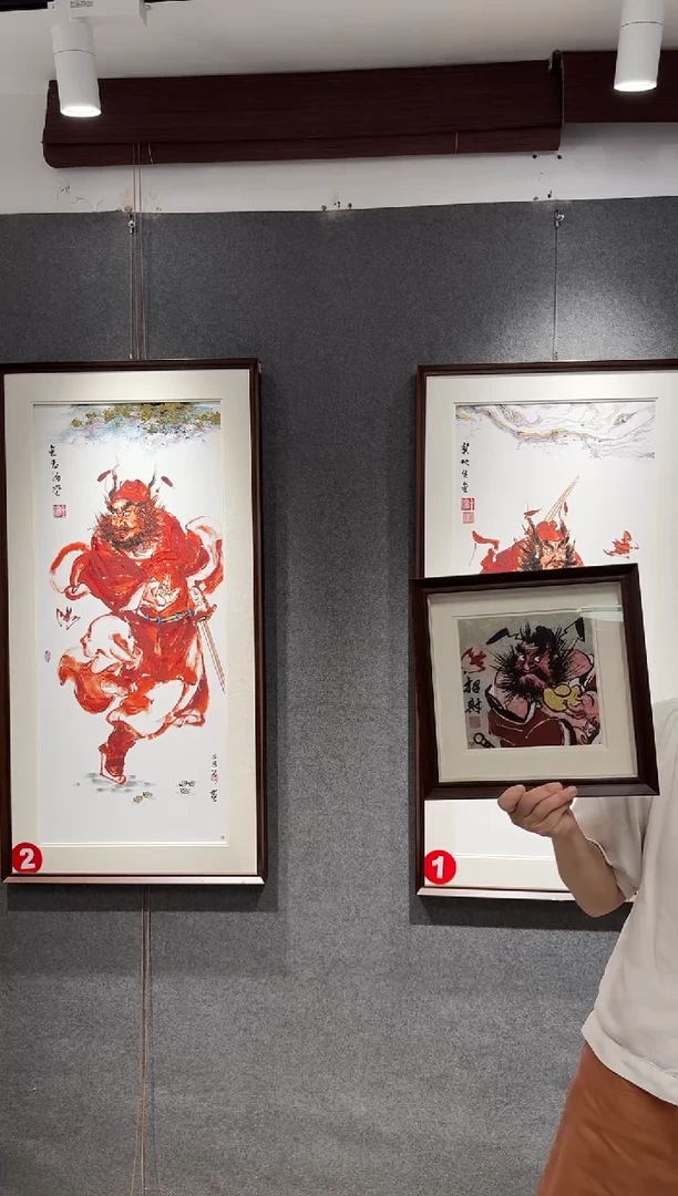 国画牛百川老师手绘30x30