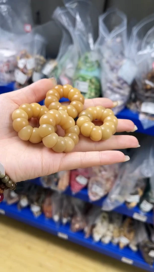 手串菩提根/象牙果CS021-1137【菩提根多宝蒜瓣手捻14mm】孤品随机