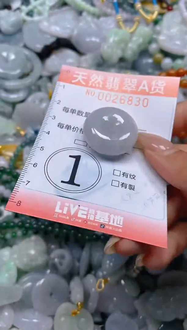 翡翠未镶嵌颈饰闪购0026830