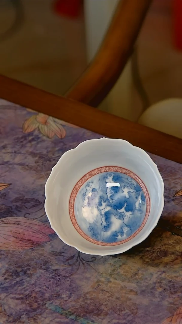 杯手工手绘杯杯很美丽