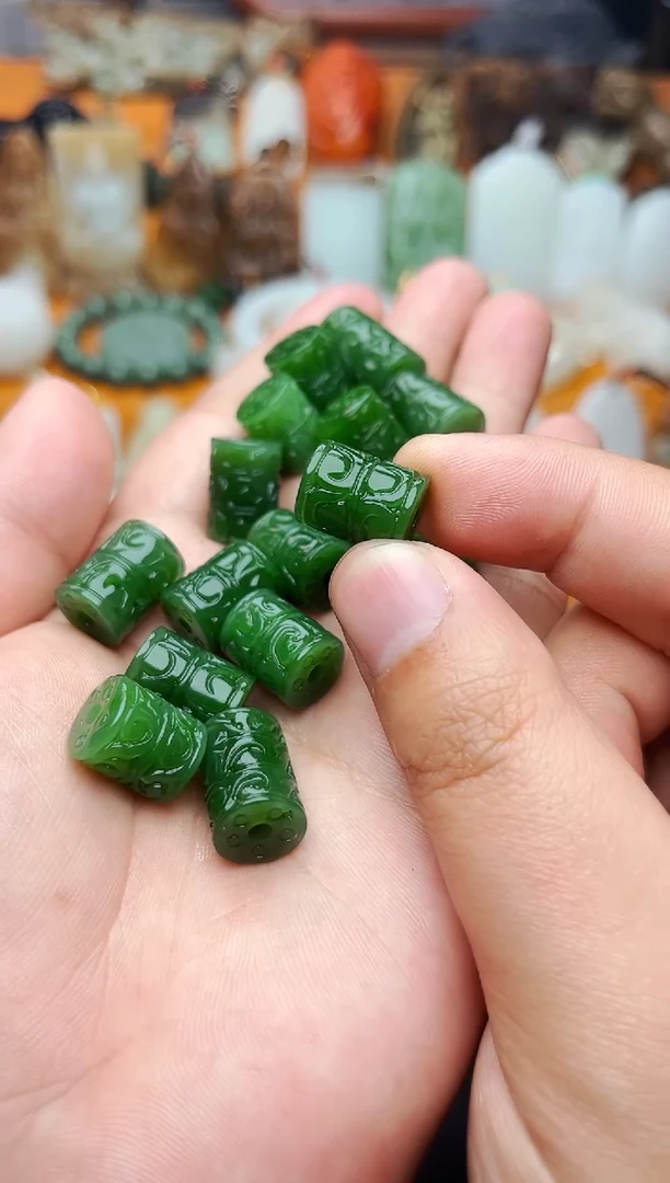 【闪购商品】和田玉颈饰未镶嵌桶珠多样性拍一发一01