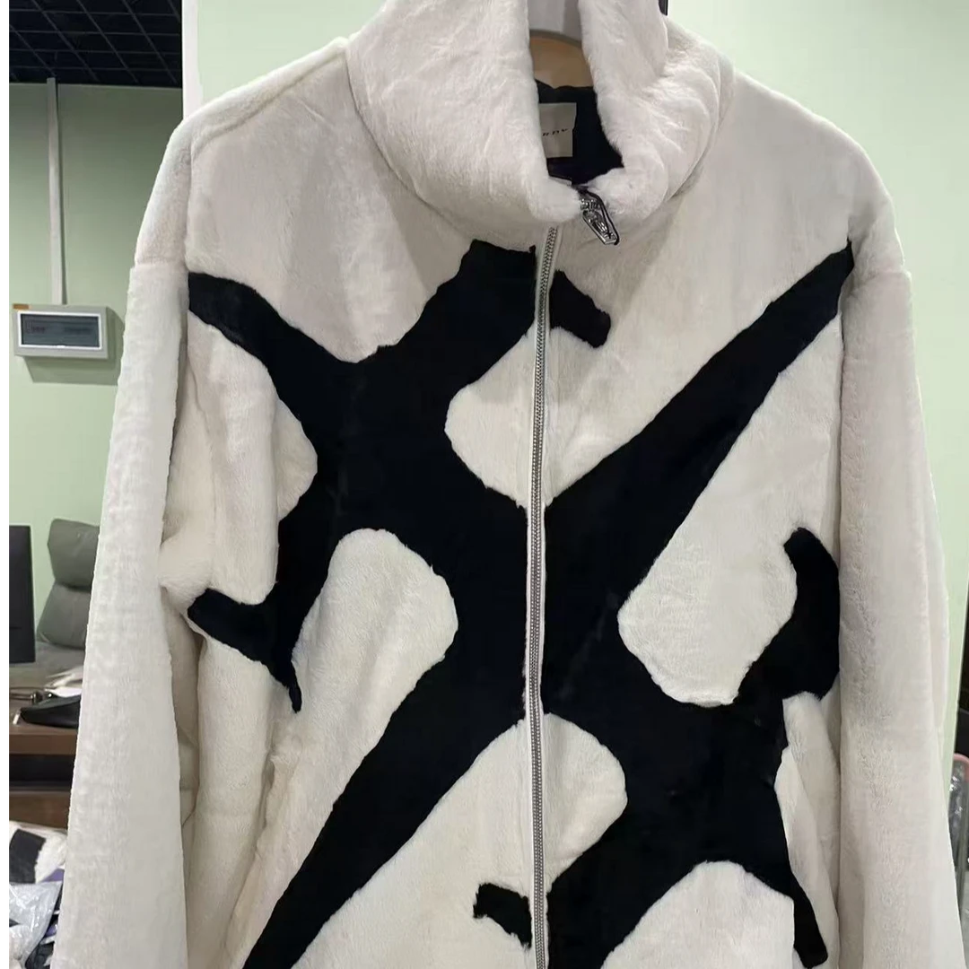 HD-4647外套运动时尚休闲保暖秋冬立领拼接