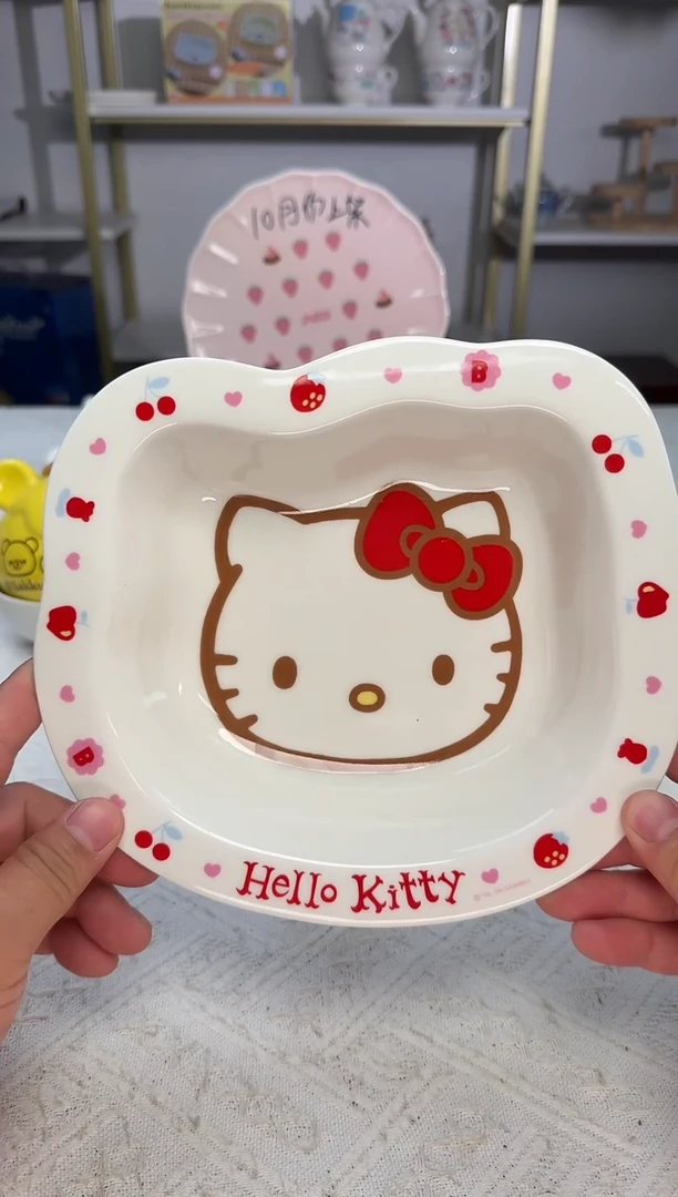 瓷片可爱卡通陶瓷餐具