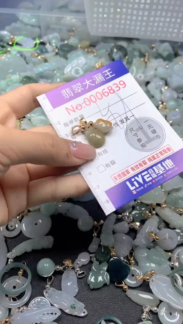 颈饰未镶嵌翡翠6839