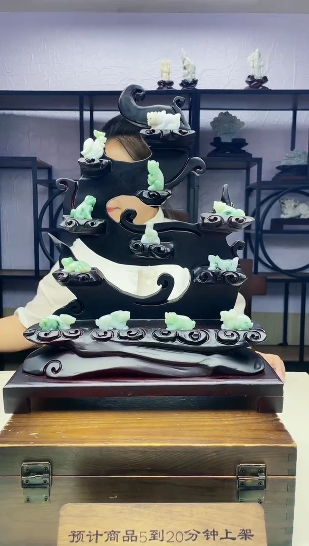 未镶嵌定制翡翠毛货09190465