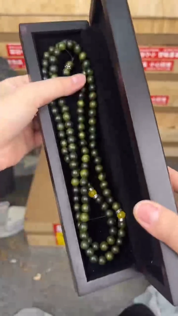 品茗文玩阁阴沉金丝楠108颗链接@@ys1003