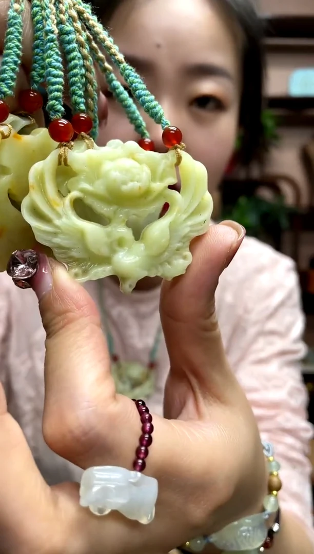 岫玉未镶嵌吊坠多样性发货其中发一