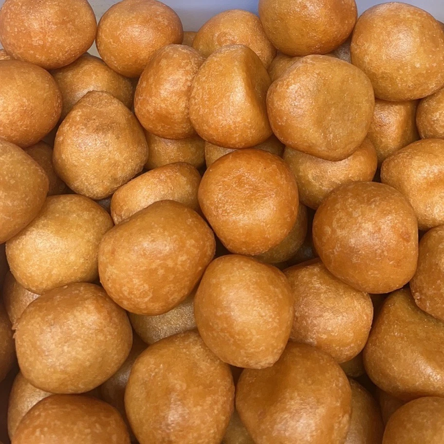 （客家花生油糯米油果）客家特产传统原味煎堆工艺健康味道的煎堆