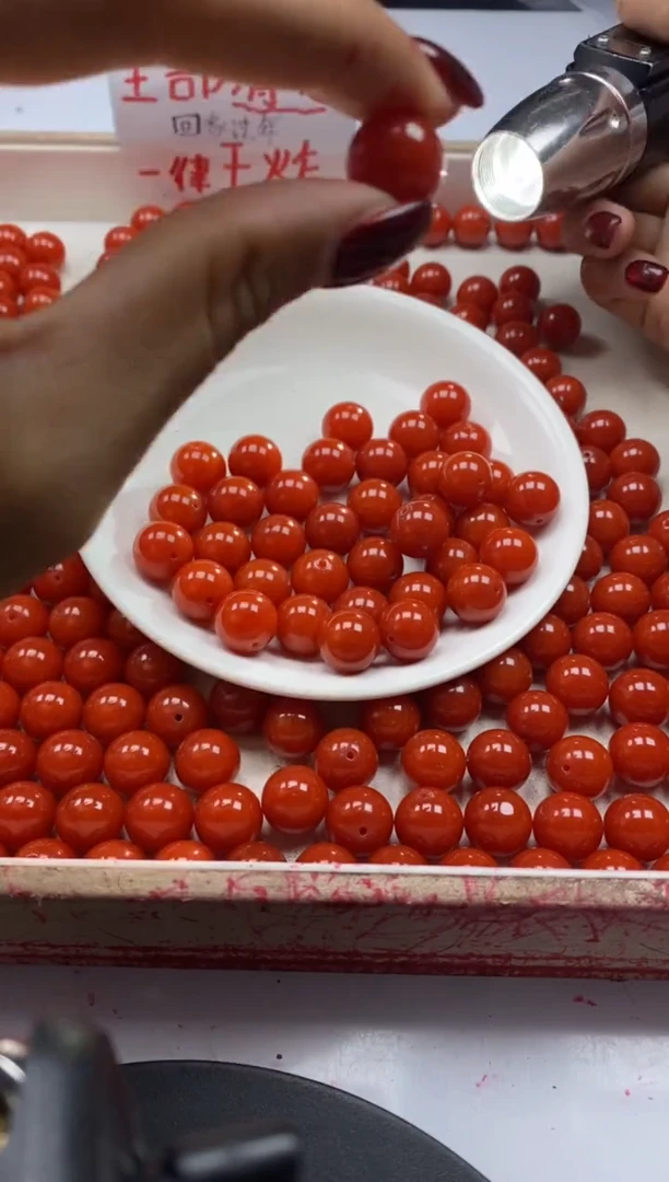 【闪购商品】玛瑙/玉髓颈饰未镶嵌w2258满肉南红12mm*10颗