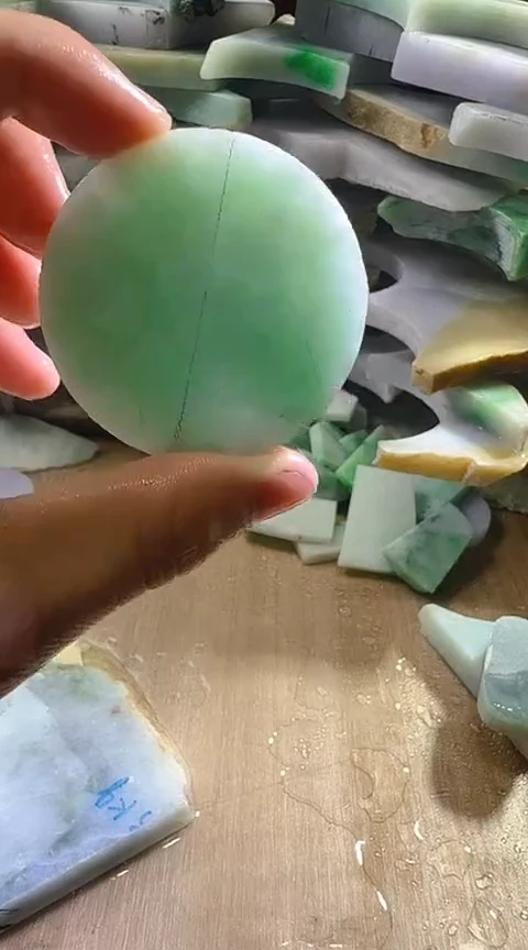 裸石翡翠缅甸翡翠A货花15