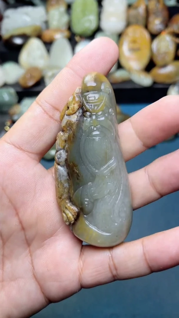未镶嵌和田玉挂件-