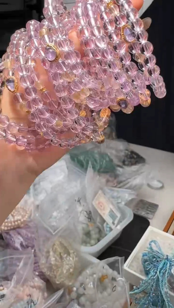 【闪购商品】水晶手链银S925镶嵌J006紫水葫芦设计款