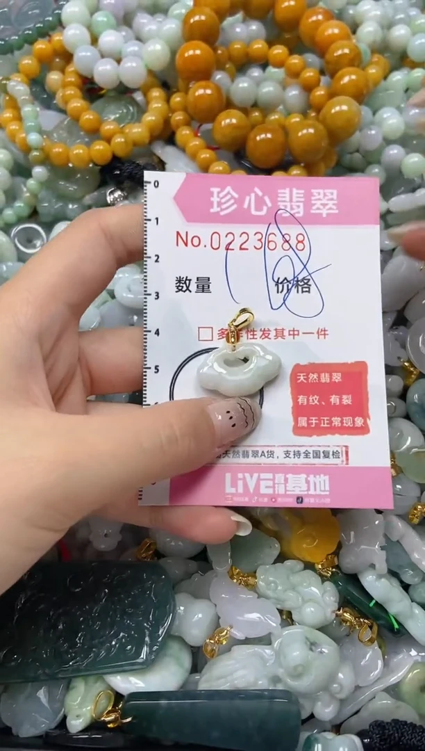 翡翠未镶嵌颈饰闪购0223688