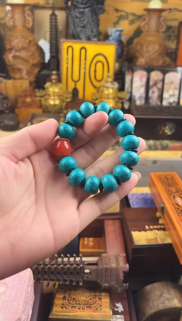 滴血莲花菩提手串所见即所得