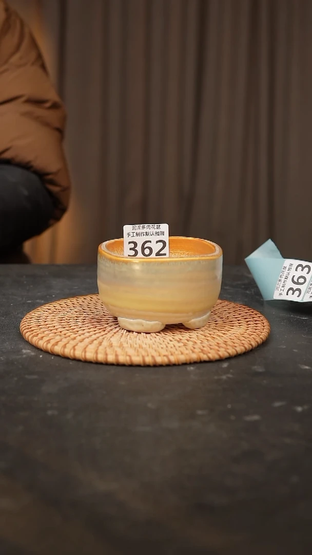 【闪购商品】瓷片景德镇手工陶瓷花盆