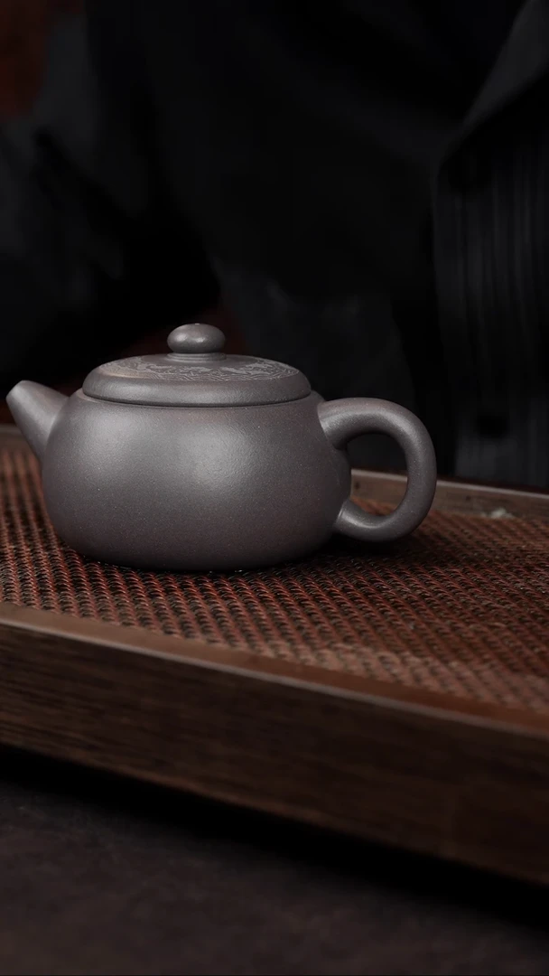 【闪购商品】紫砂茶壶天青大文旦壶