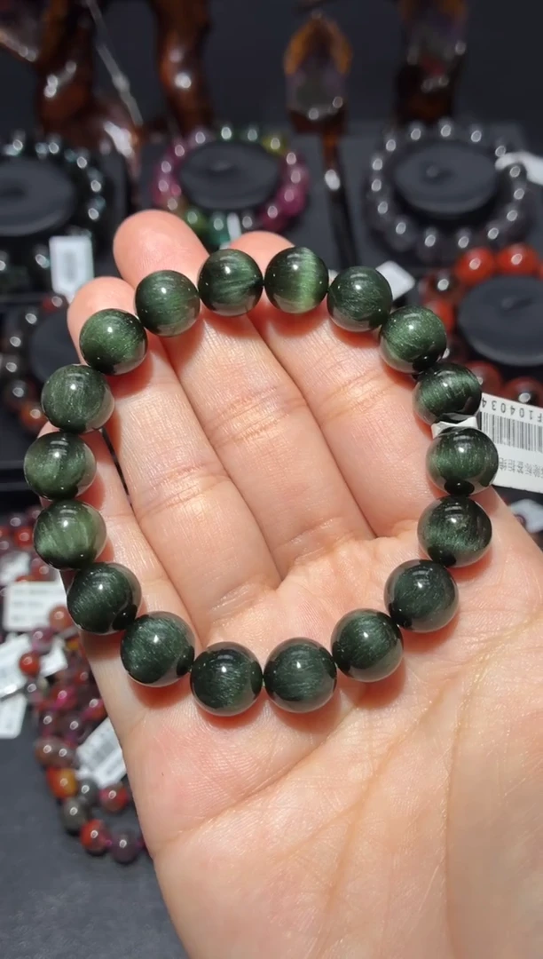 未镶嵌珠宝半成品水晶安*发晶11mm-34