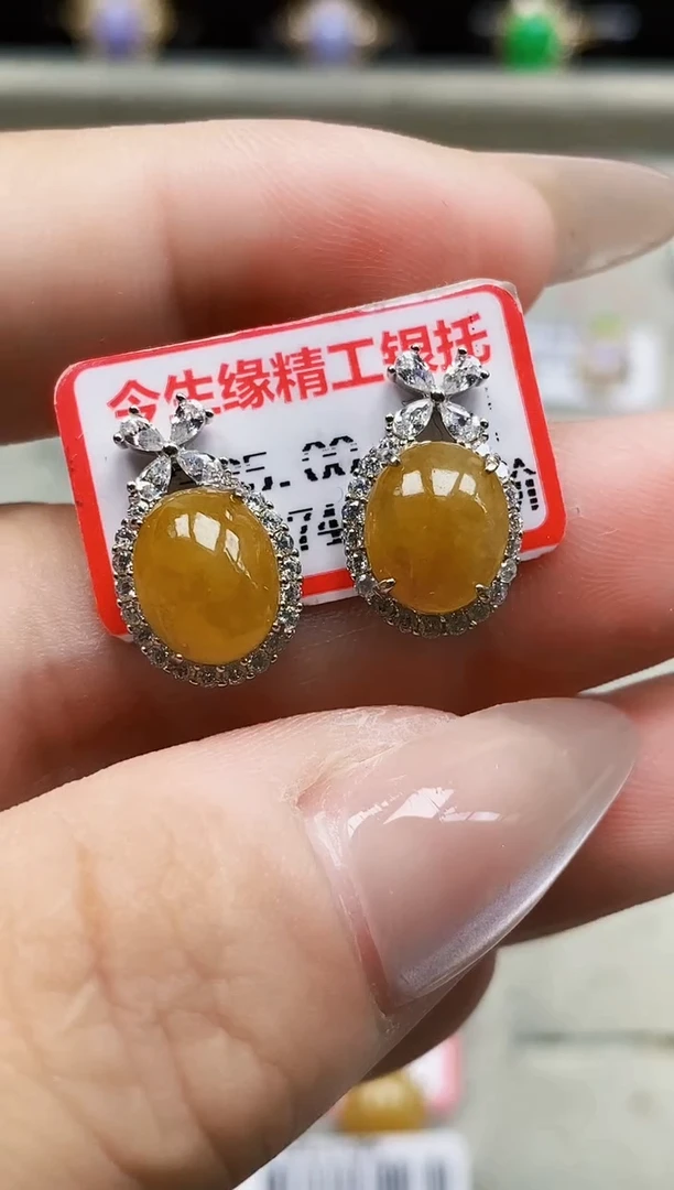 银S925镶嵌戒指翡翠0612
