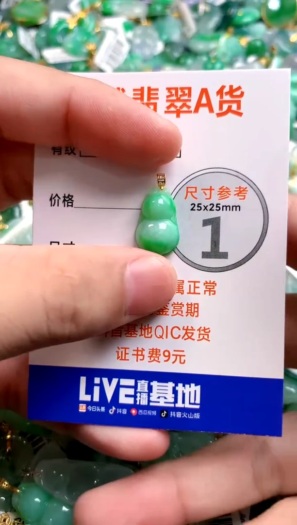 颈饰18K金镶嵌翡翠0281610687