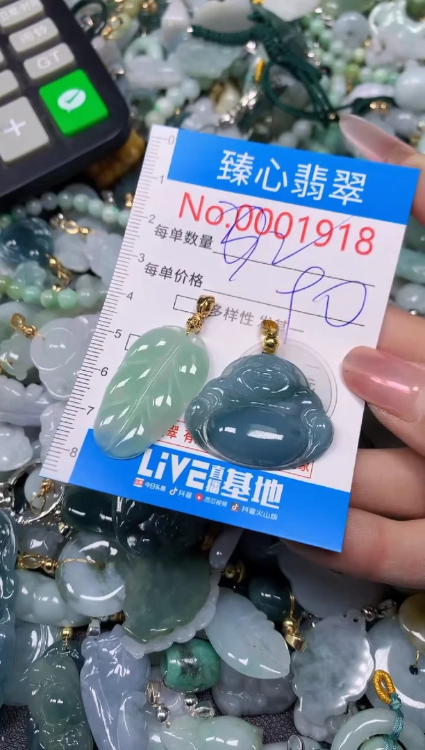 【闪购商品】翡翠颈饰未镶嵌含绳0001918