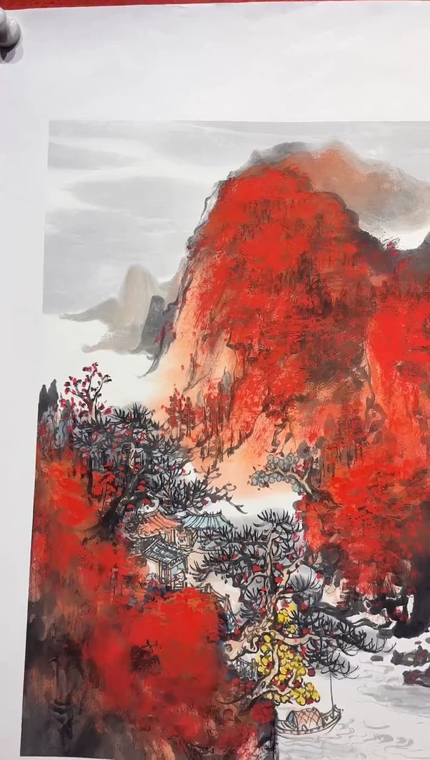 国画秦燕格国画手绘作品Y16