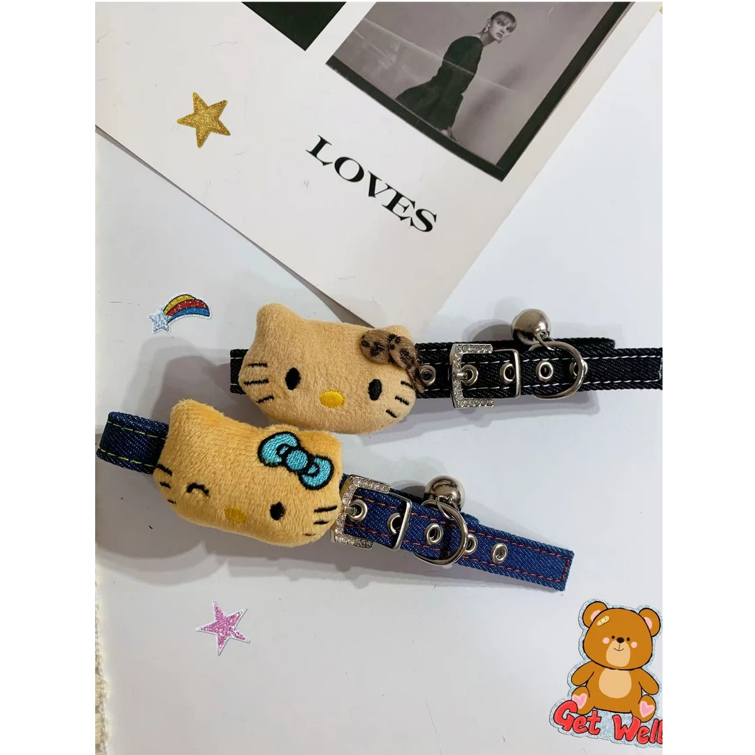 KT猫皮带扣可爱英伦学院风choker项链女小众设计y2k颈链