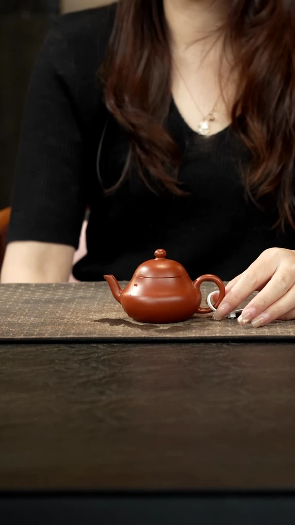 茶壶紫砂朱泥梨式100cc