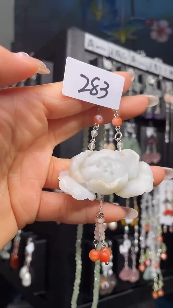 银S925镶嵌耳饰紫晶喜欢拍