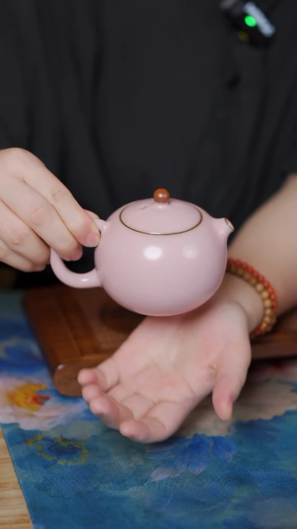 云隐造物 粉色西施壶