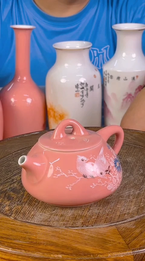 摆件景德镇陶瓷青花摆件119